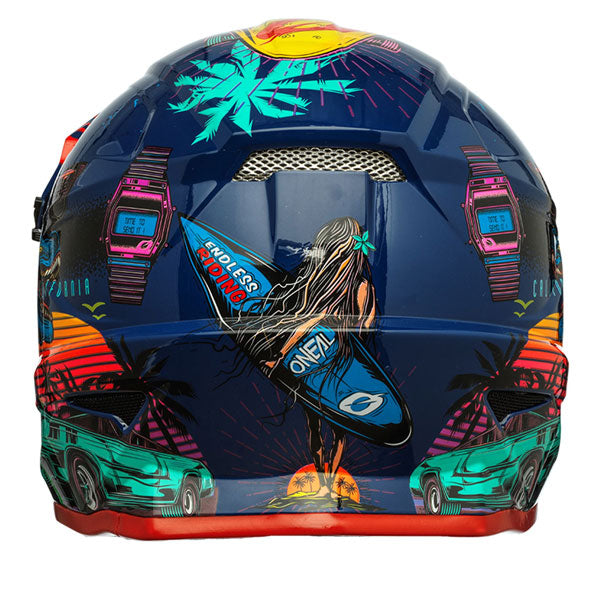 Catalog studio image of O'Neal, 1 Series Rex Helmet (Youth), SKU 0632-233, color options Multi, sizes Y-SM, Y-MD, Y-LG, Y-XL