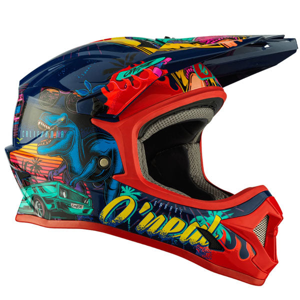 Catalog studio image of O'Neal, 1 Series Rex Helmet (Youth), SKU 0632-234, color options Multi, sizes Y-SM, Y-MD, Y-LG, Y-XL