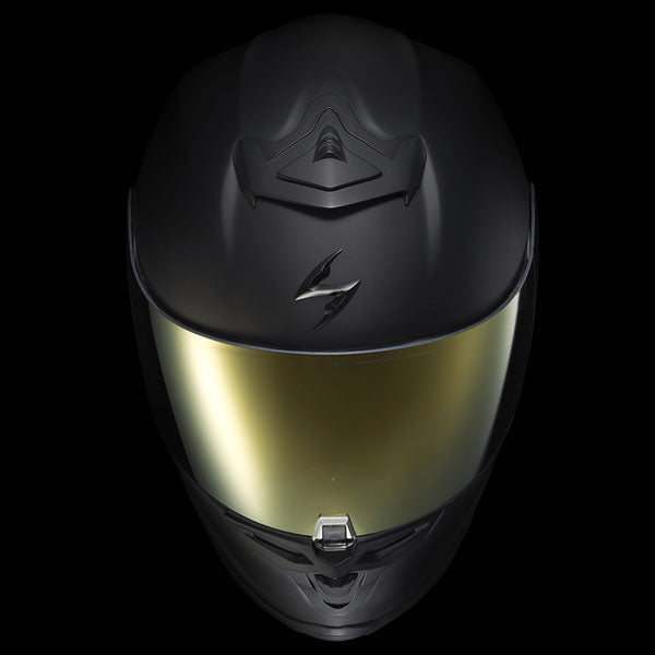 Scorpion EXO - EXO-R1 Air Helmet, detail view, color options: 2XL, 3XL, LG, MD, SM, XL, XS, sizes: Matte Black, Matte Pearl White, Solid Black