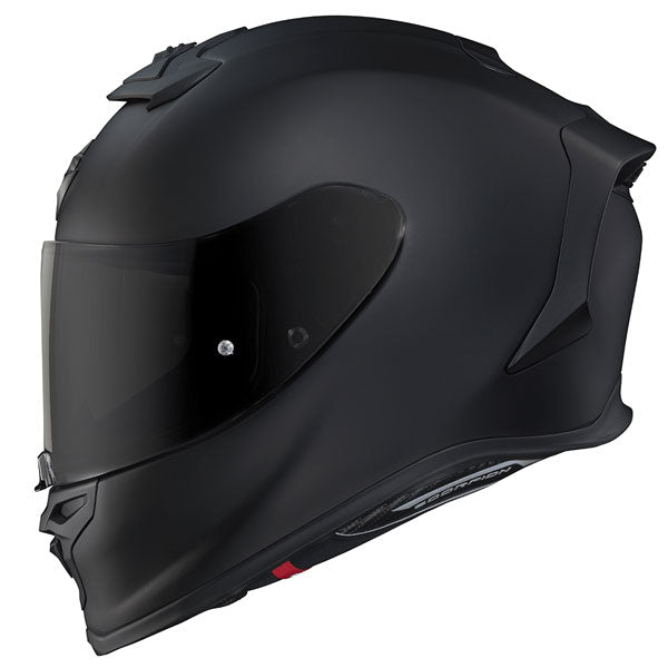 Scorpion EXO - EXO-R1 Air Helmet, detail view, color options: 2XL, 3XL, LG, MD, SM, XL, XS, sizes: Matte Black, Matte Pearl White, Solid Black