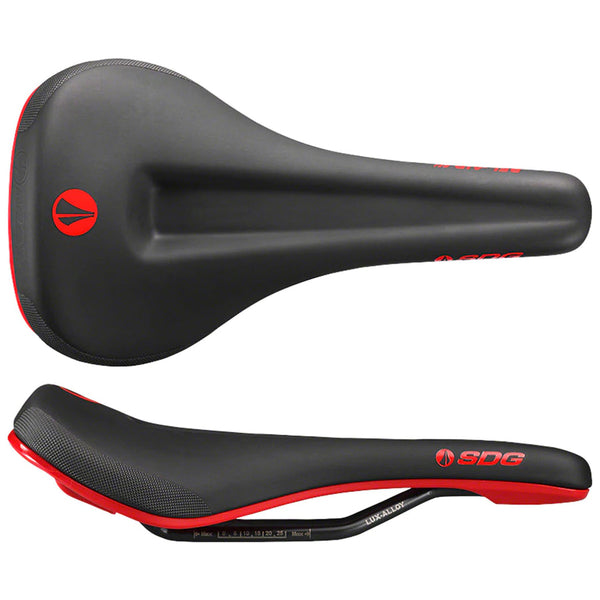 SDG - Bel-Air V3 Max Saddle (MTB) Black/Red Base - SKU: 6322