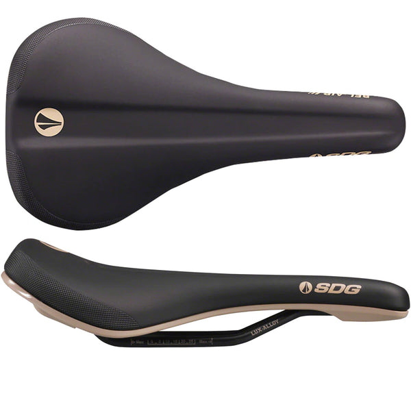 SDG - Bel-Air V3 Max Saddle (MTB) Black/Tan Base - SKU: 6324
