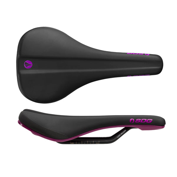 SDG - Bel-Air V3 Saddle (MTB) Black/Purple - SKU: 6333