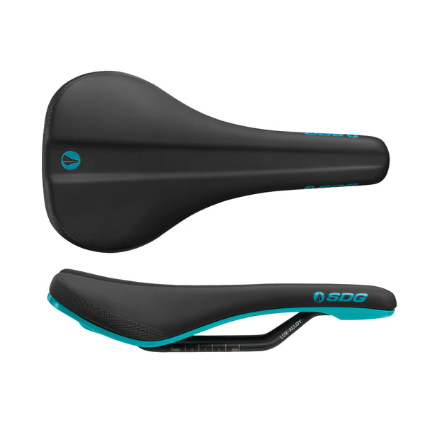 SDG - Bel-Air V3 Saddle (MTB) Black/Turquoise - SKU: 6334