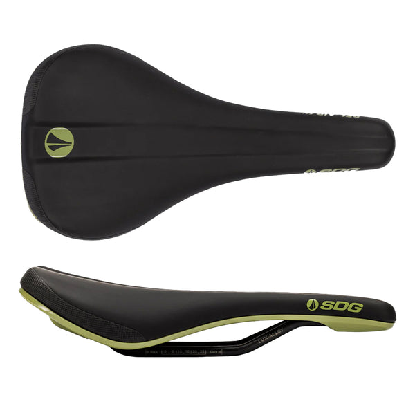 SDG - Bel-Air V3 Saddle (MTB) Black/Olive Green - SKU: 6152