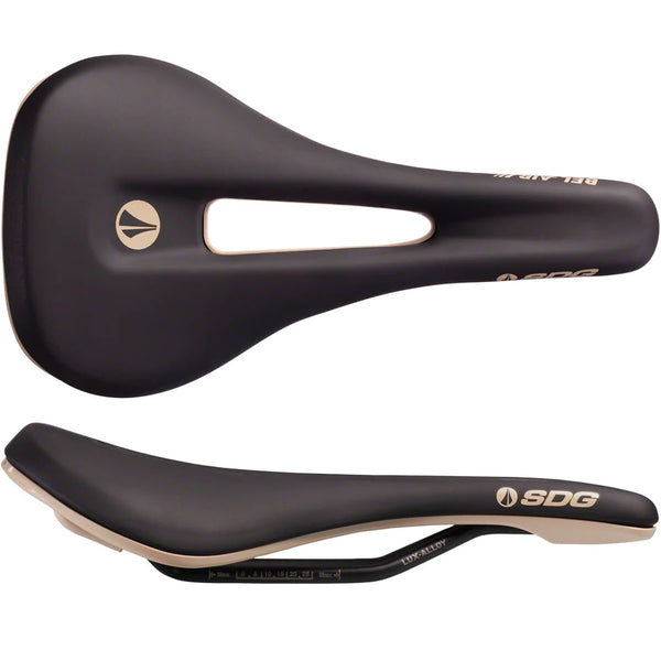SDG - Bel-Air V3 Overland Saddle (MTB) Black/Tan Base - SKU: 6366
