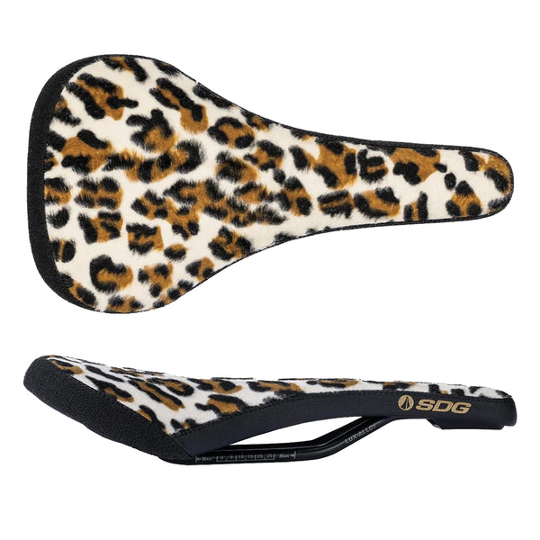 SDG - Bel-Air V3 Traditional Saddle (MTB) Leopard Print, Black/White/Brown - SKU: 6224