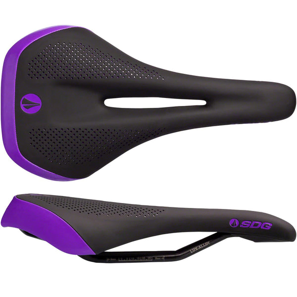 SDG - Allure V2 Saddle (MTB) Black/Purple - SKU: 7133