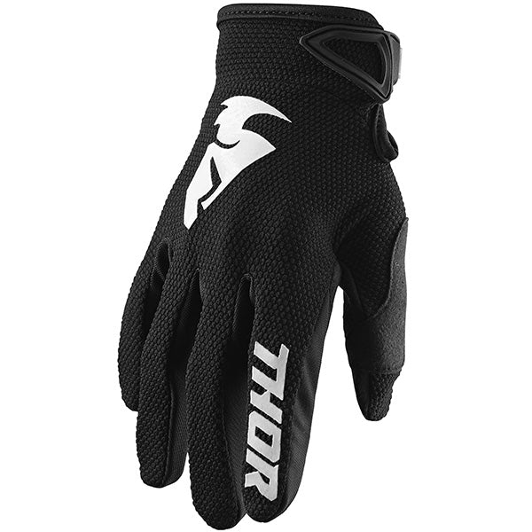 Product image of sector glove black e2dca552 a99b 4d4b b95c c4fbfefa3f14 motocross gloves showing fit, construction, and colorway | Available at BTO Sports