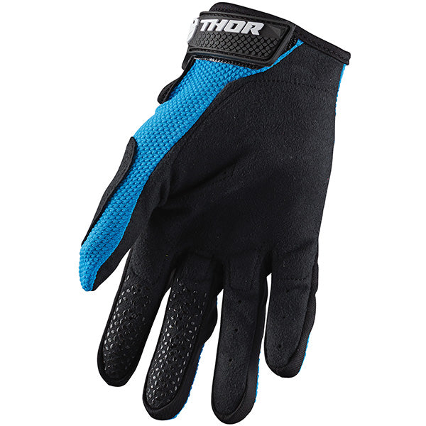 Product image of sector glove blue 1 f3d6d7ea 792c 42c9 a705 0c2b055432ab motocross gloves showing fit, construction, and colorway | Available at BTO Sports