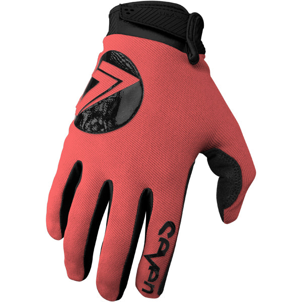 Product image of Seven MX annex 7 dot gloves flo red motocross gloves showing fit, construction, and colorway | Available at BTO Sports