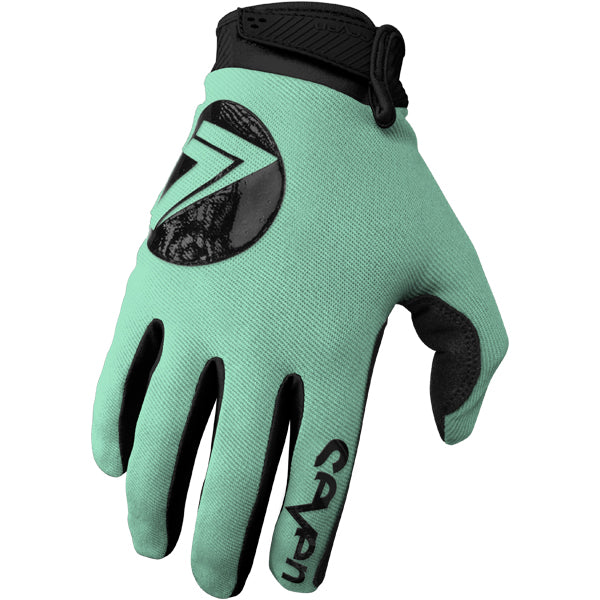 Product image of Seven MX annex 7 dot gloves youth mint 3e2f6abe b066 49fc 9ad6 9a09b6878afa motocross gloves showing fit, construction, and colorway | Available at BTO Sports
