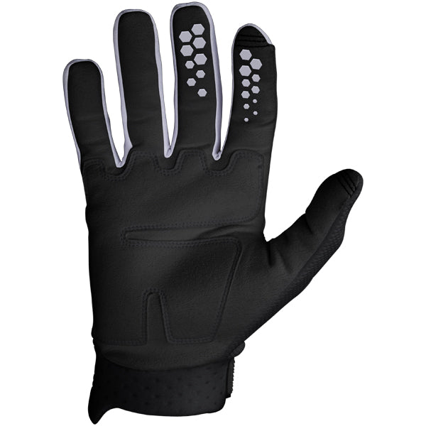 Product image of Seven MX rival ascent glove white black 7fe5a840 5c2b 4ab1 a67c cffe89b245e9 motocross gloves showing fit, construction, and colorway | Available at BTO Sports