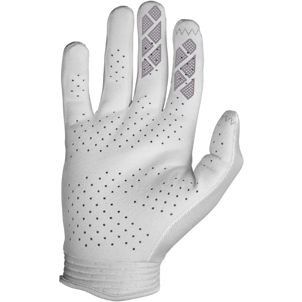 Product image of Seven MX zero contour glove white 1 dba130ec a40b 42fd 8843 59bf649063 motocross gloves showing fit, construction, and colorway | Available at BTO Sports