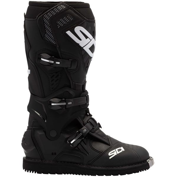 High-resolution studio image of Sidi - Crossair HD Enduro Boots; showing boot profile, closure hardware, and sole tread; SKU 2316000540