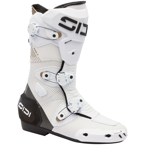 High-resolution studio image of Sidi - Mag 2 Air Boots; showing boot profile, closure hardware, and sole tread; SKU 2011003142