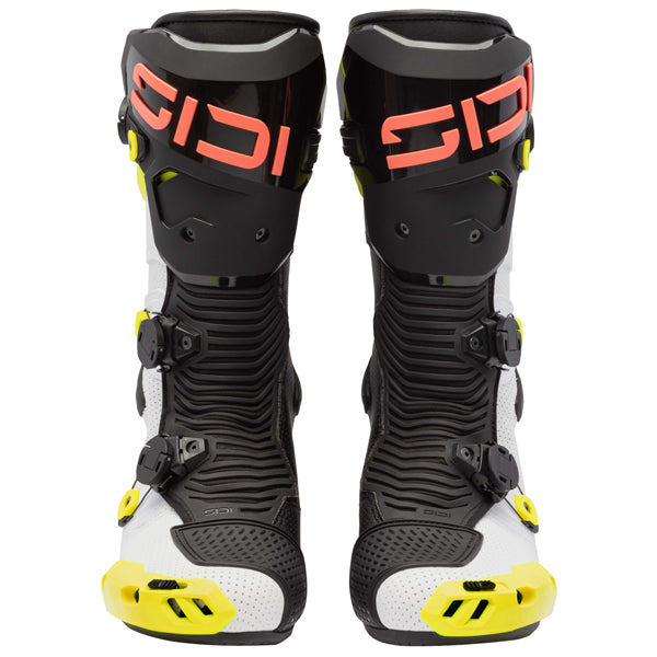 Studio photo on a white background of Sidi - Mag 2 Air Boots; showing boot profile, closure hardware, and sole tread; SKU 2011003142