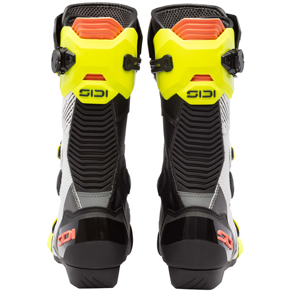 Clean studio shot of Sidi - Mag 2 Air Boots; showing boot profile, closure hardware, and sole tread; SKU 2011003142