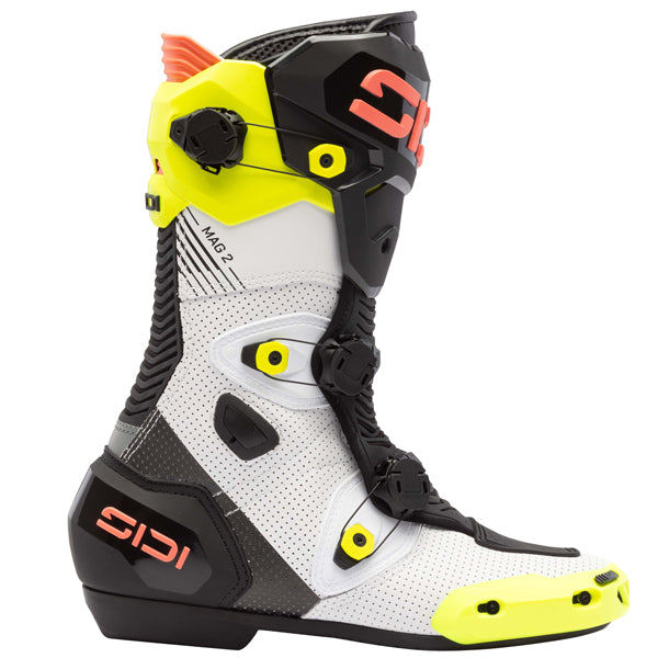 Professional studio photo of Sidi - Mag 2 Air Boots; showing boot profile, closure hardware, and sole tread; SKU 2011003142