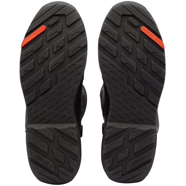 Studio photo on a white background of Sidi - Taurus GTX Boots; showing boot profile, closure hardware, and sole tread; SKU 2322000541