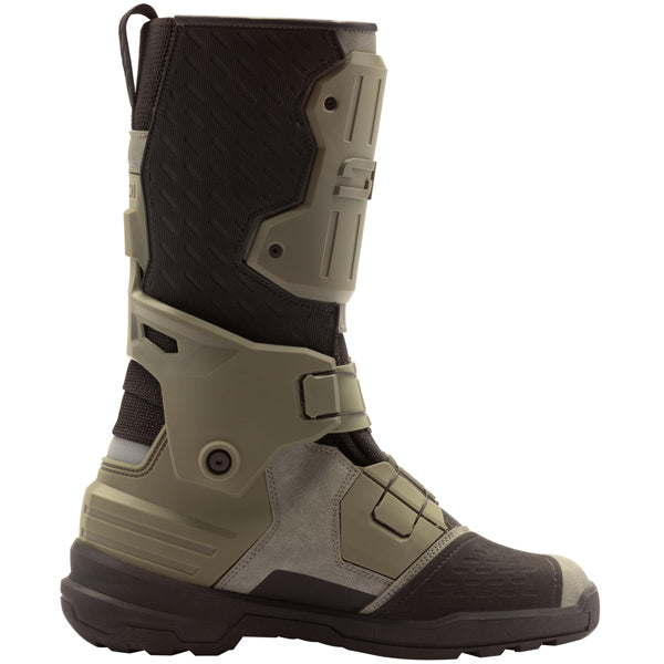 Clean studio shot of Sidi - Taurus GTX Boots; showing boot profile, closure hardware, and sole tread; SKU 2322000541; Colors: Black, Tan, Green