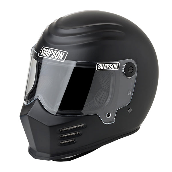 studio product photo of Simpson SKU 28315XS1, sizes XS, SM, MD, LG, XL, XXL for motorcycle helmet, street bike, full-face helmet, and powersports use.
