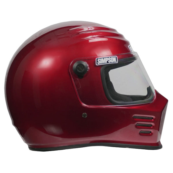 studio product photo of Simpson SKU 28315L1, sizes XS, SM, MD, LG, XL, XXL for motorcycle helmet, street bike, full-face helmet, and powersports use.