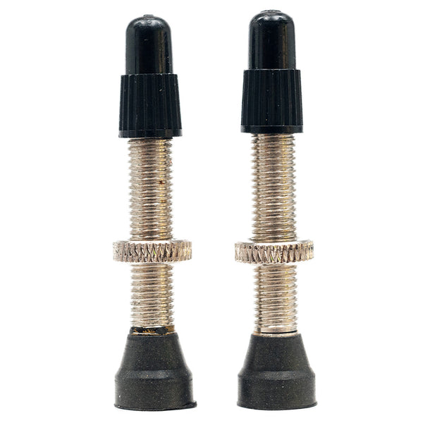 Stan's - Tubeless Universal Brass Valve Stem (MTB) - Silver - 37mm - SKU: AS0289