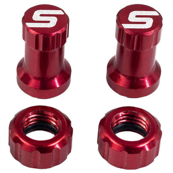 Stan's - Tubeless Valve Color Kits (MTB) - Red - SKU: AS0294