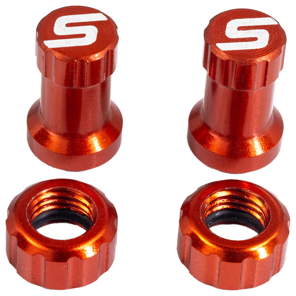 Stan's - Tubeless Valve Color Kits (MTB) - Orange - SKU: AS0295