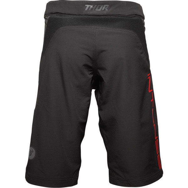Product image of Thor - Intense Assist Short (MTB) SKU:50010041 | Colors: Black/Gray | Sizes: 28–40 | Designed for Mountain Bike, BMX and E-Bike riders | Available at BTO Sports
