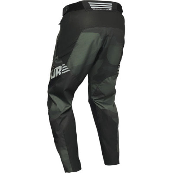 Product image of thor terrain in the boot pant green camo 1 motocross boots showing design and colorway | Available at BTO Sports