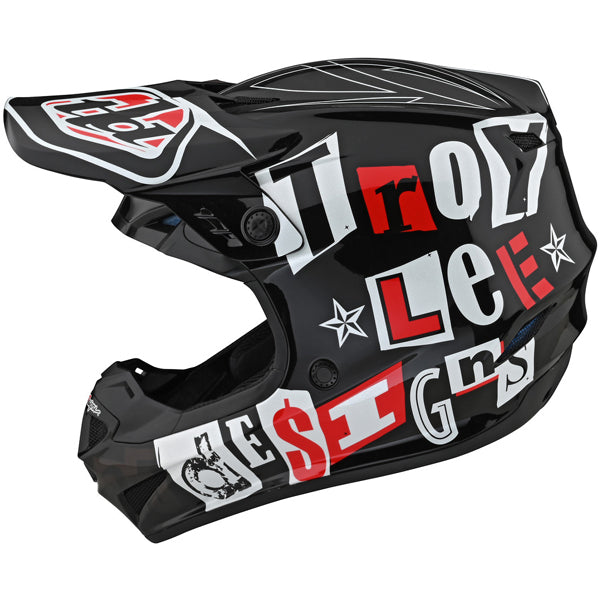 Image of Troy Lee Designs SKU 1030170 GP Anarchy Helmet Size: SM Colors: BLACK (SKU 1030170)