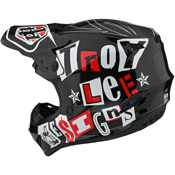 Image of Troy Lee Designs SKU 1030170 GP Anarchy Helmet Size: SM Colors: BLACK (SKU 1030170)