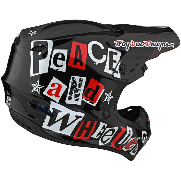 Image of Troy Lee Designs SKU 1030170 GP Anarchy Helmet Size: SM Colors: BLACK (SKU 1030170)