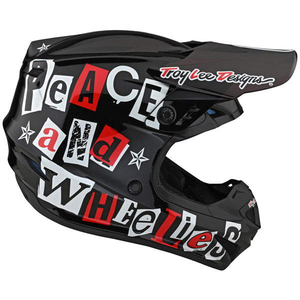 Image of Troy Lee Designs SKU 1030170 GP Anarchy Helmet Size: SM Colors: BLACK (SKU 1030170)
