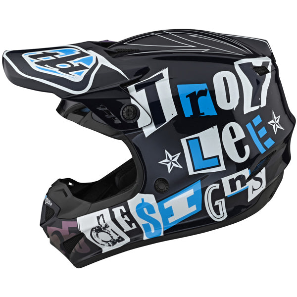 Image of Troy Lee Designs SKU 1030170 GP Anarchy Helmet Size: SM Colors: BLACK (SKU 1030170)
