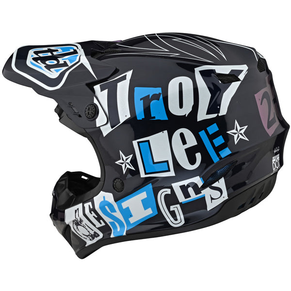 Image of Troy Lee Designs SKU 1030170 GP Anarchy Helmet Size: SM Colors: BLACK (SKU 1030170)