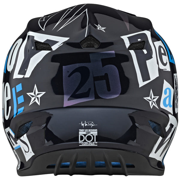 Image of Troy Lee Designs SKU 1030170 GP Anarchy Helmet Size: SM Colors: BLACK (SKU 1030170)