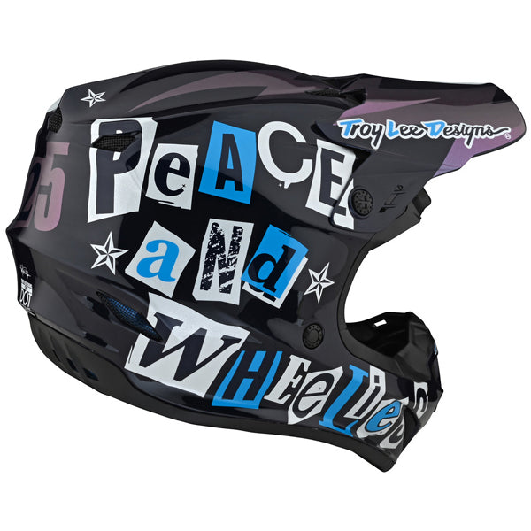 Image of Troy Lee Designs SKU 1030170 GP Anarchy Helmet Size: SM Colors: BLACK (SKU 1030170)