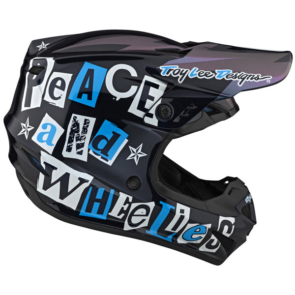 Image of Troy Lee Designs SKU 1030170 GP Anarchy Helmet Size: SM Colors: BLACK (SKU 1030170)