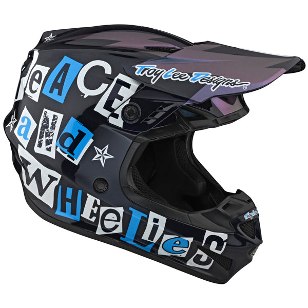 Image of Troy Lee Designs SKU 1030170 GP Anarchy Helmet Size: SM Colors: BLACK (SKU 1030170)