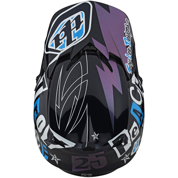 Image of Troy Lee Designs SKU 1030170 GP Anarchy Helmet Size: SM Colors: BLACK (SKU 1030170)