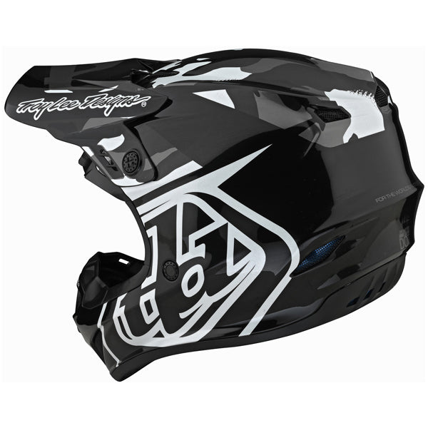 Image of Troy Lee Designs SKU 1032530 GP Overload Camo Helmet Size: XS Colors: Army Green (SKU 1032530)