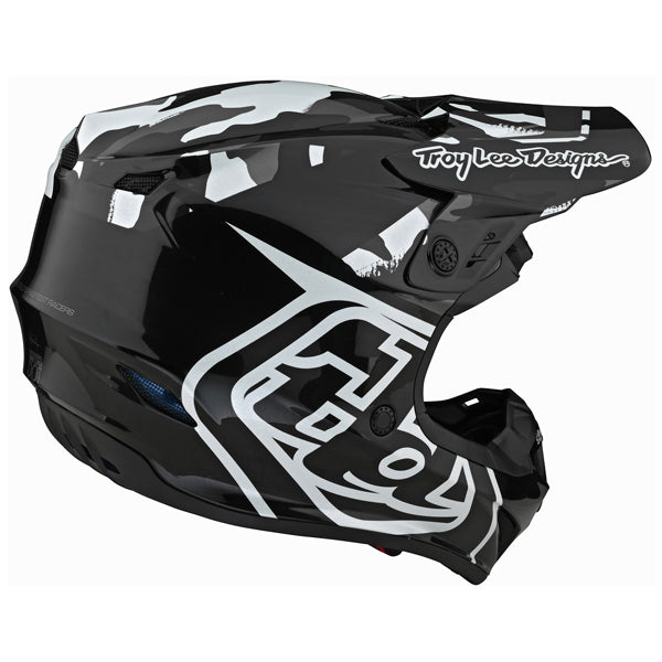 Image of Troy Lee Designs SKU 1042530 GP Overload Camo Helmet (Youth) Size: Y-MD Colors: BLACK (SKU 1042530)
