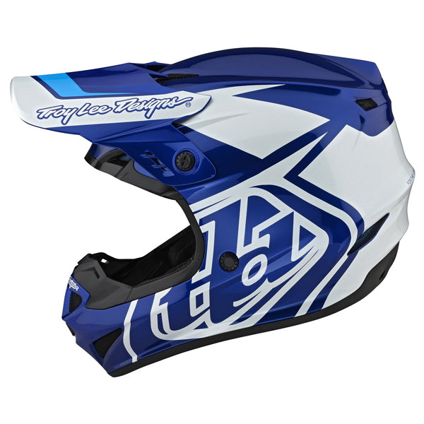 Image of Troy Lee Designs SKU 1042520 GP Overload Helmet (Youth) Size: Y-MD Colors: BLUE (SKU 1042520)