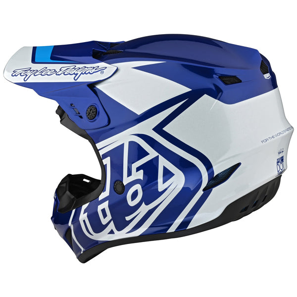 Image of Troy Lee Designs SKU 1042520 GP Overload Helmet (Youth) Size: Y-MD Colors: BLUE (SKU 1042520)