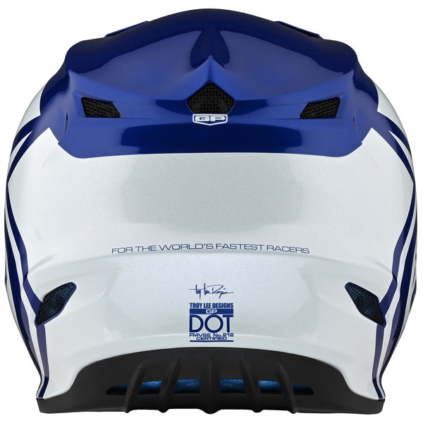 Image of Troy Lee Designs SKU 1042520 GP Overload Helmet (Youth) Size: Y-MD Colors: BLUE (SKU 1042520)