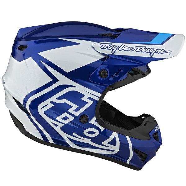 Image of Troy Lee Designs SKU 1042520 GP Overload Helmet (Youth) Size: Y-MD Colors: BLUE (SKU 1042520)