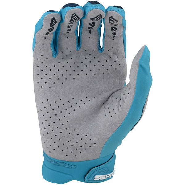 Product image of Troy Lee Designs mx22 se pro gloves marine 2 51885ae7 c009 4d00 b27e 194d6ef0df53 motocross gloves showing fit, construction, and colorway | Available at BTO Sports